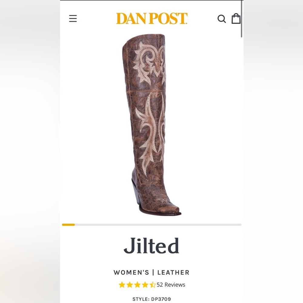 Dan Post Jilted Knee Boots